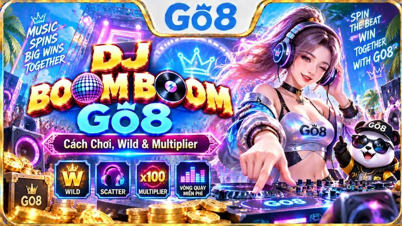 boom-go8.webp DJ Boom Boom GO8 với giao diện game và biểu tượng DJ